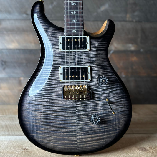 PRS Custom 24 Stunning Flamed Maple 10-Top! - Charcoal Burst 413529