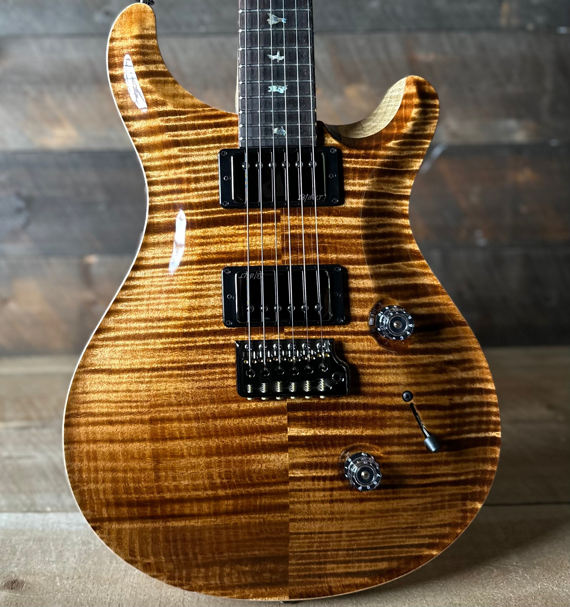 PRS Wood Library Custom 24 Flame Top Brazilian Rosewood