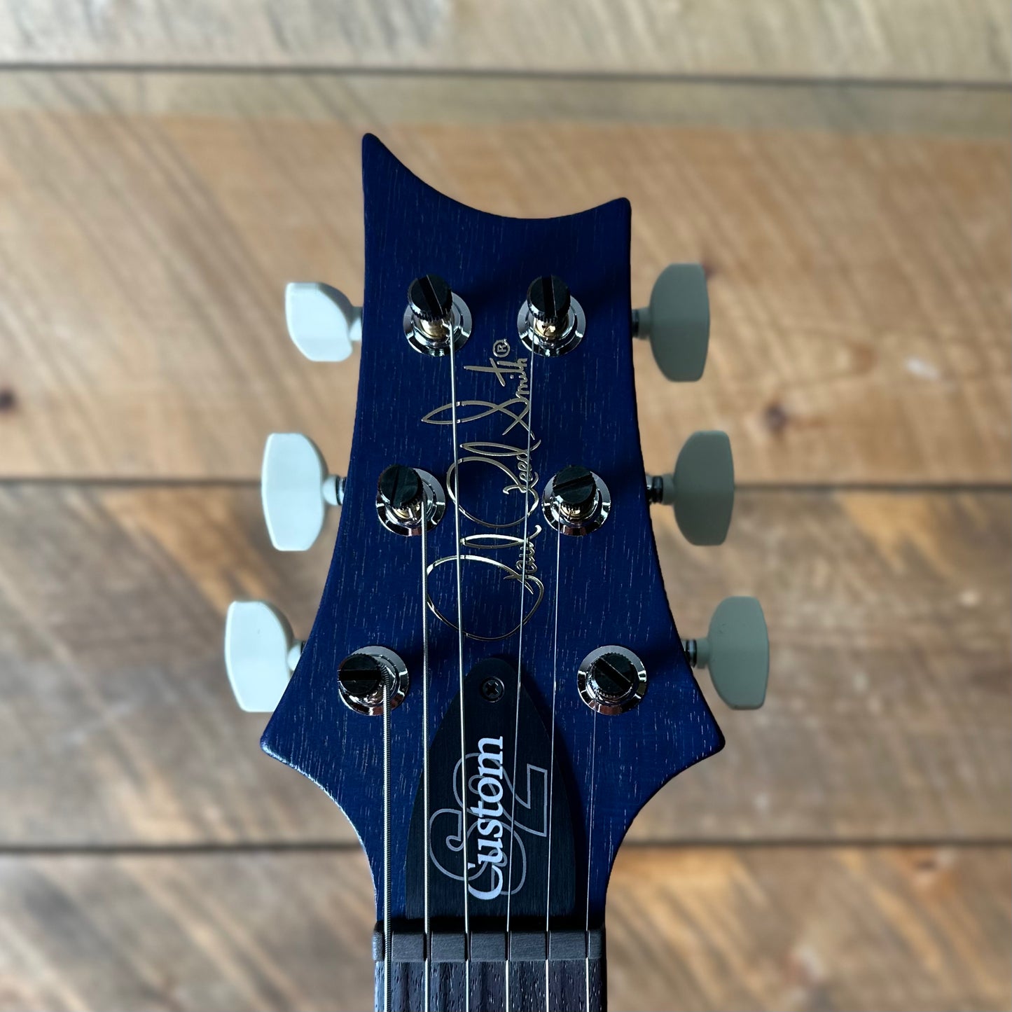 PRS S2 Wood Library Custom 24-08 QS Exclusive Satin Run! - Lake Blue S2085225