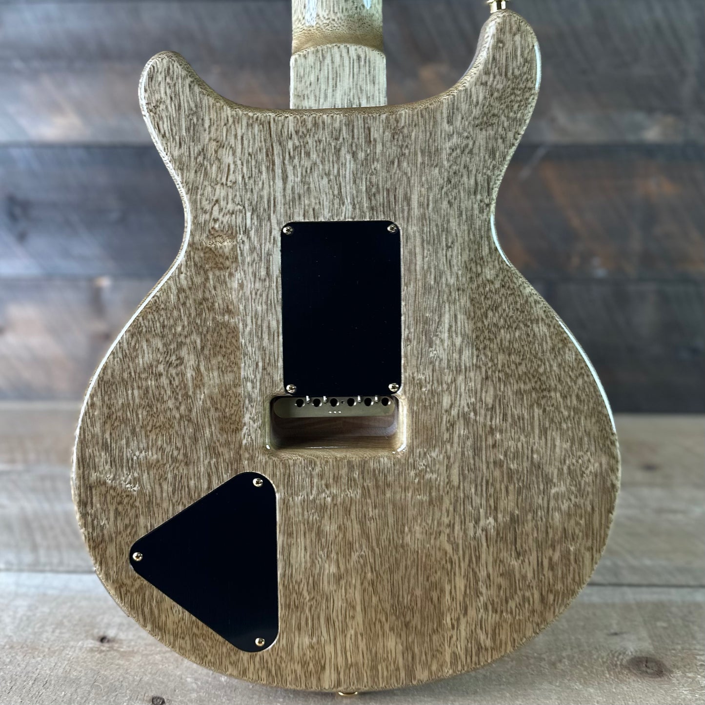 PRS Wood Library Santana Retro Korina Back & Neck Flame Maple 10 Top Ziricote FB!! - Bonnie Pink 418663
