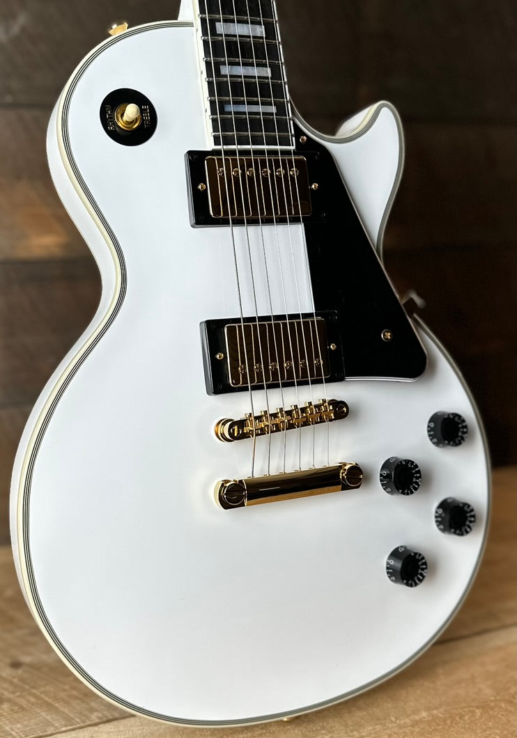 Epiphone Inspired By Gibson Custom Les Paul Custom - Alpine White 26041524573