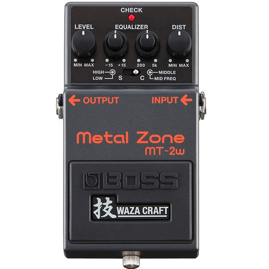 Boss Waza Craft MT-2W Metal Zone Distortion Pedal