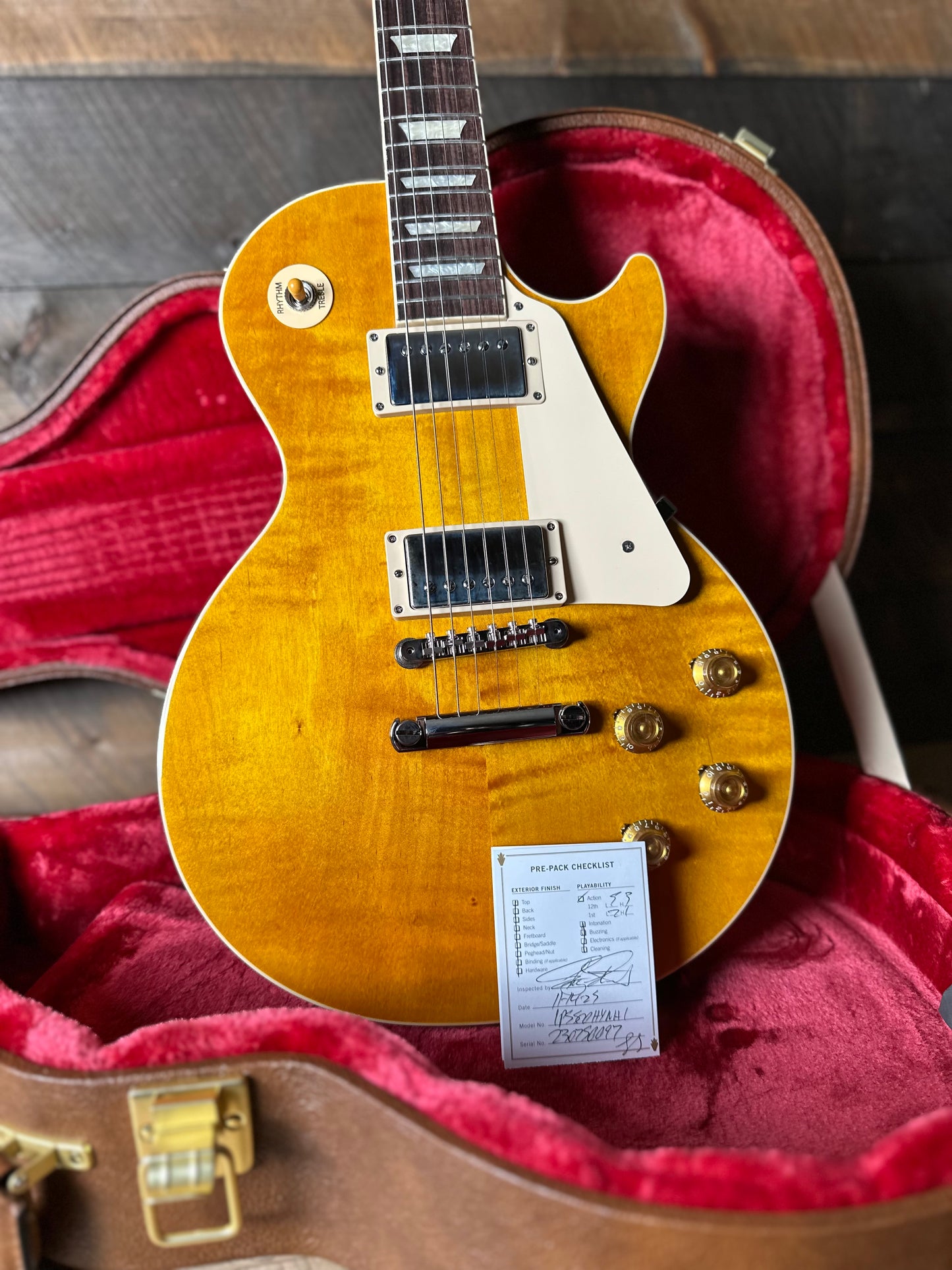 Gibson Les Paul Standard 50's Plain Top - Honey Amber 230750097