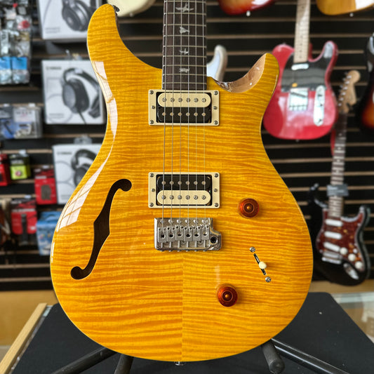 Used PRS SE Custom 22 Semi Hollow - Santana Yellow