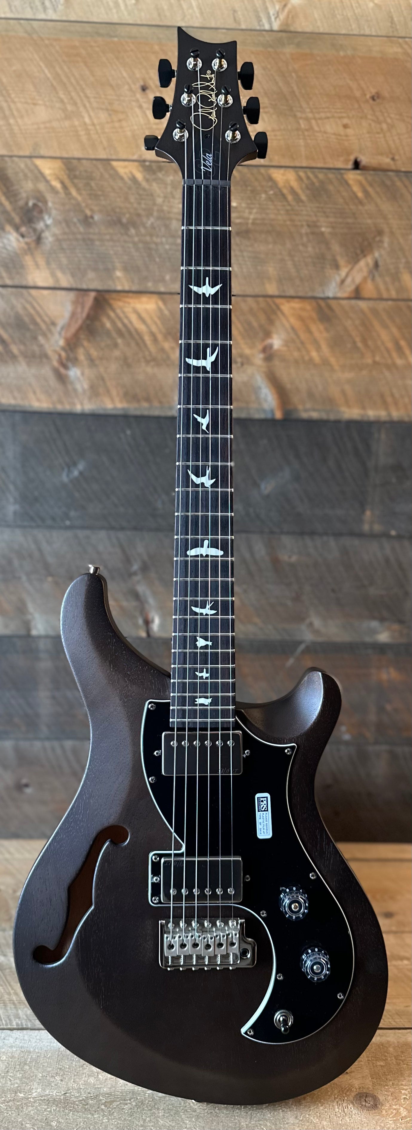 PRS S2 Vela Semi-Hollow HHT Quimper Edition – Walnut Satin Nitro USA Electric Guitar S2089126