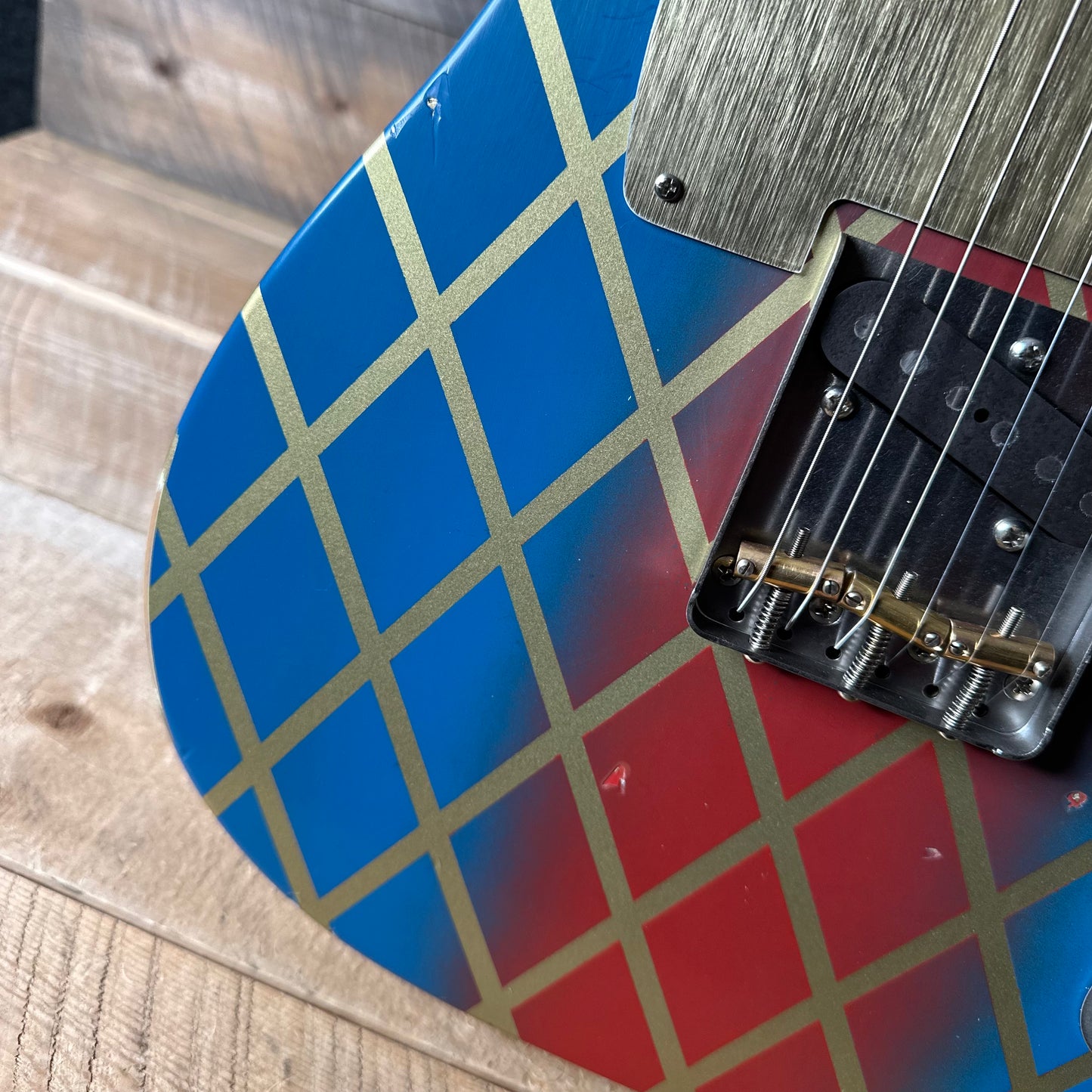 Nash T-63 Alder Body Light Aged - Rare Art Series Harlequin #4 NG-6310