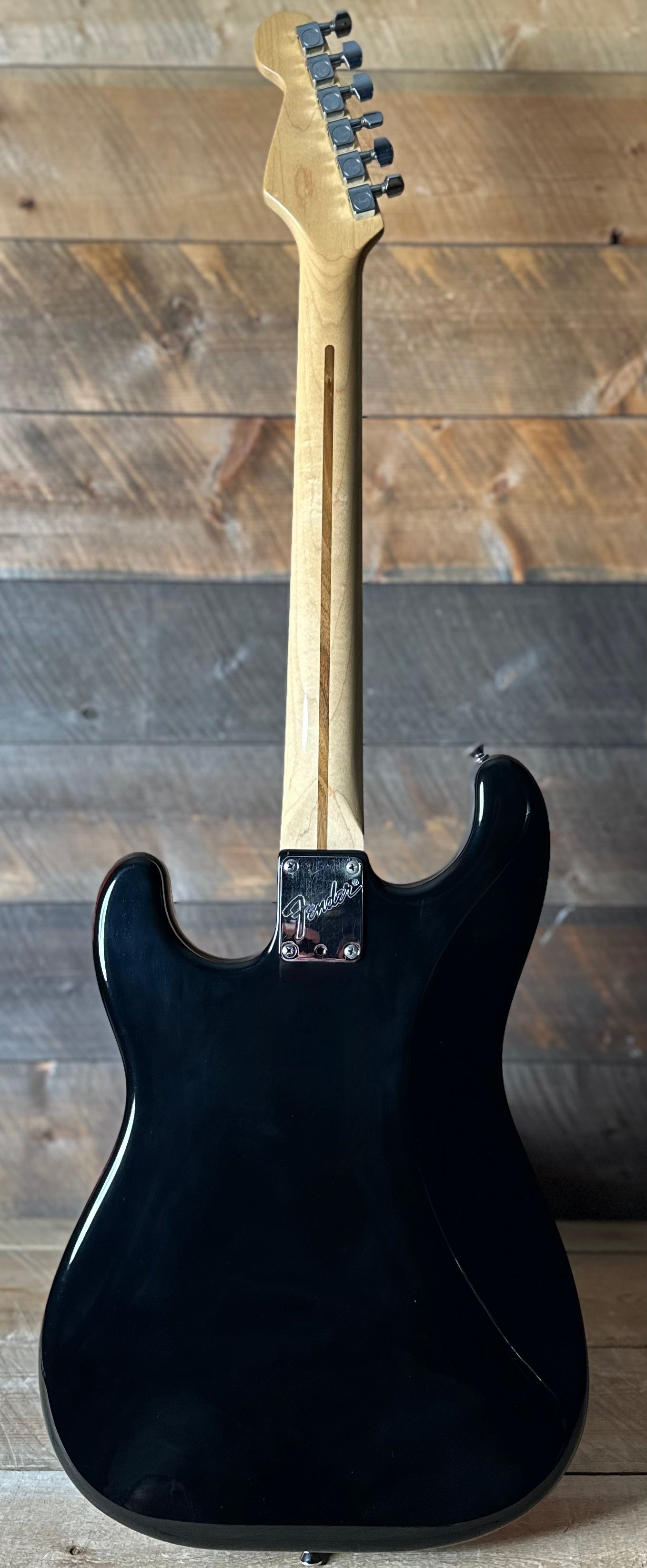 Vintage 1983 Fender Dan Smith Era Standard Stratocaster (2-Knob) with Rosewood Fretboard 7.8 LBS!- Black