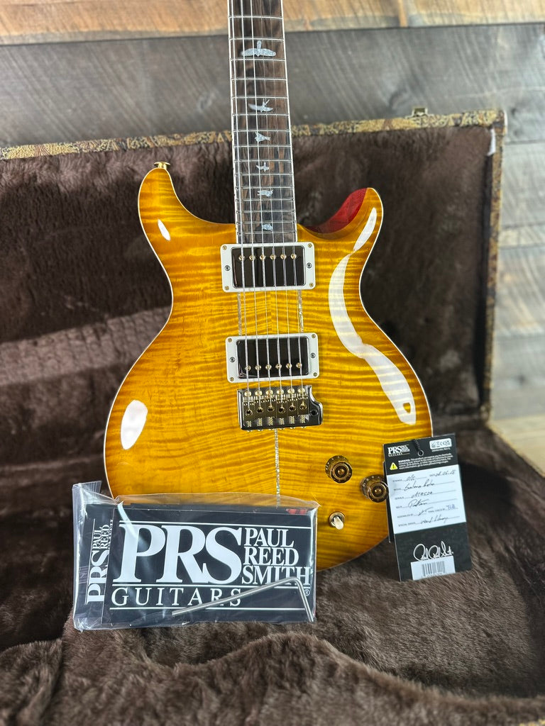 PRS Wood Library Santana Retro Flamed Maple 10 Top, Korina Back & Neck, Ziricote FB!! - McCarty Sunburst 419529