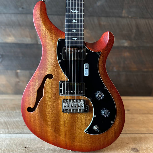 PRS S2 Vela Semi-Hollow HHT Quimper Edition – McCarty Sunburst Satin Nitro USA Electric Guitar S2089163
