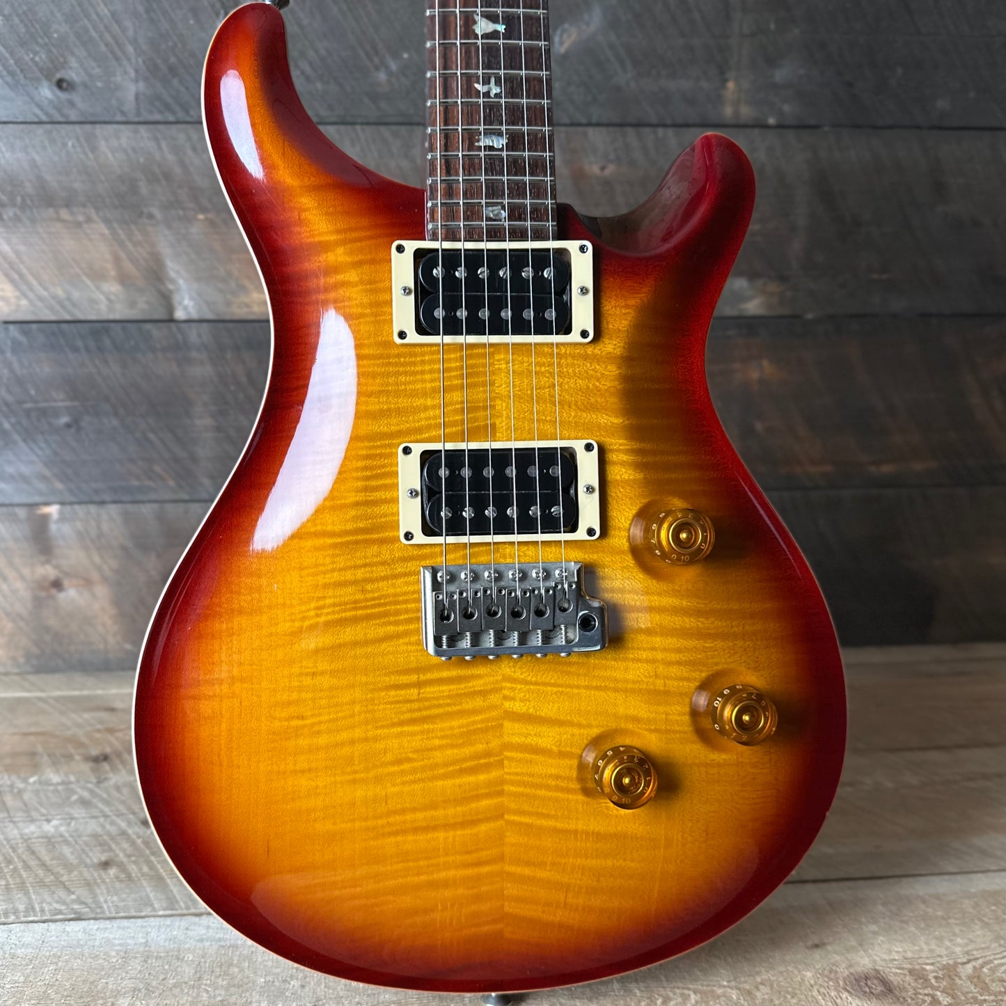 Used PRS Custom 24 Flame Maple 10-Top Tobacco Sunburst