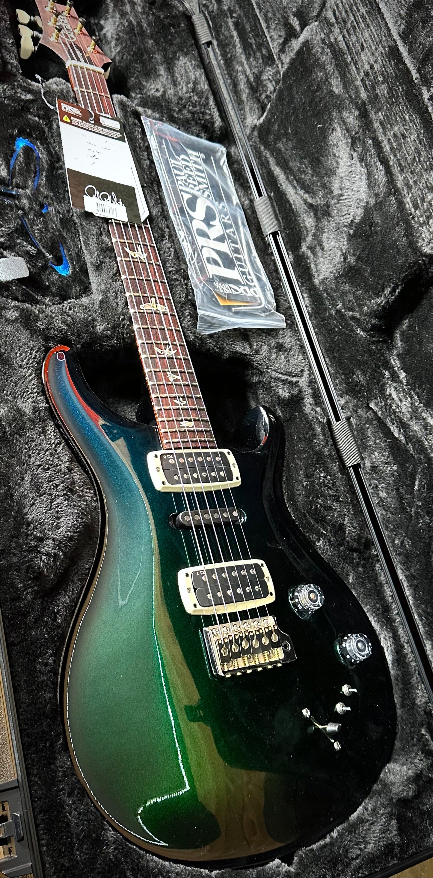 PRS Modern Eagle V Custom Color - Rare One Of A Kind!! Celestial Green Blue Sparkle 416140