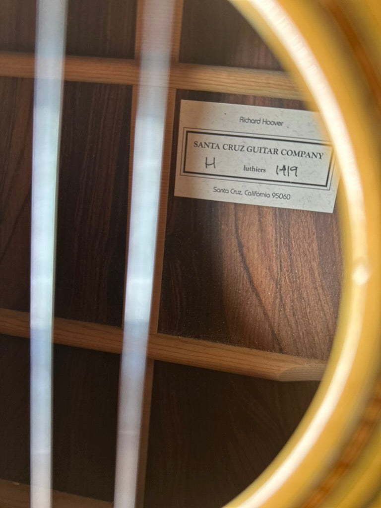 Used 2013 Santa Cruz H Model Cocobolo Sides/Back, Bear Claw Italian Spruce Top! - Natural
