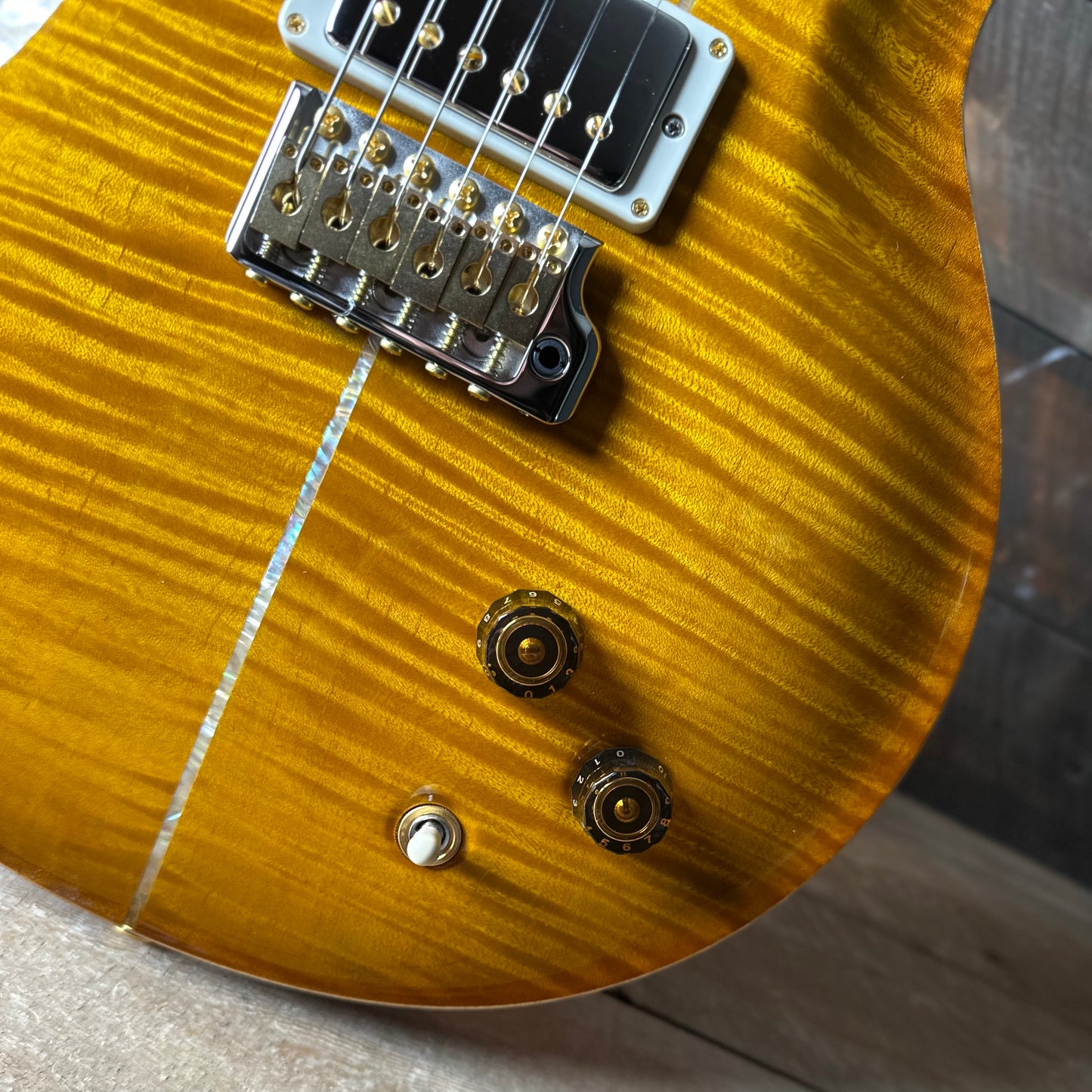 PRS Wood Library Santana Retro Korina Back & Neck, Ziricote FB!! - McCarty Sunburst 418559