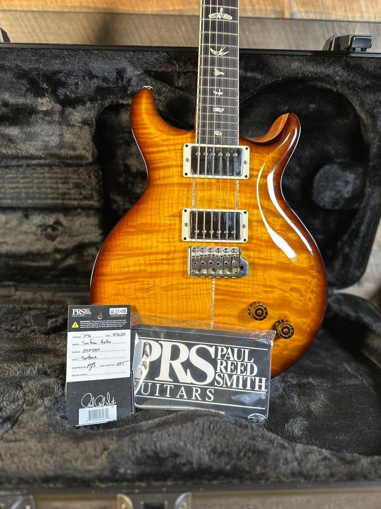 *PRS Roadshow Guitar* PRS Santana Retro Custom Color - McCarty Tobacco Burst W/Natural Back 421080