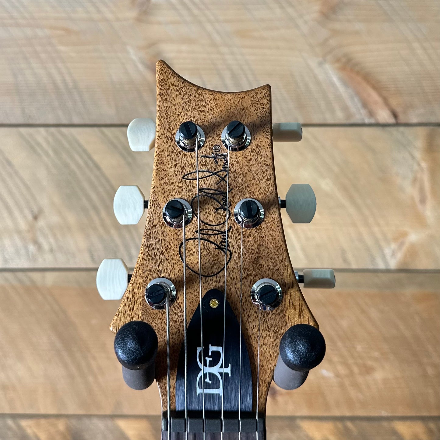PRS DGT David Grissom Signature Wood Library Flame Maple 10 Top, Brazilian Rosewood FB - Aquamarine 410958