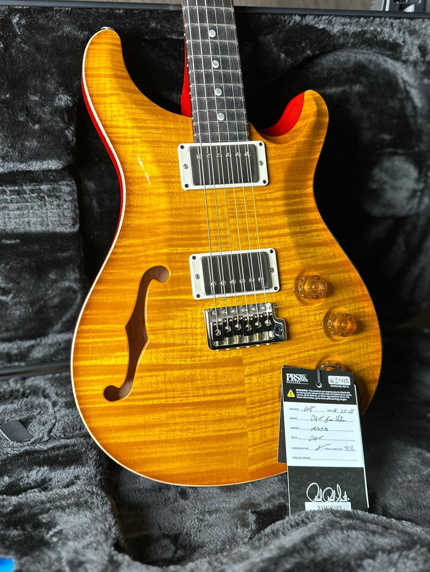 PRS DGT Semi-Hollow - McCarty Sunburst 420530
