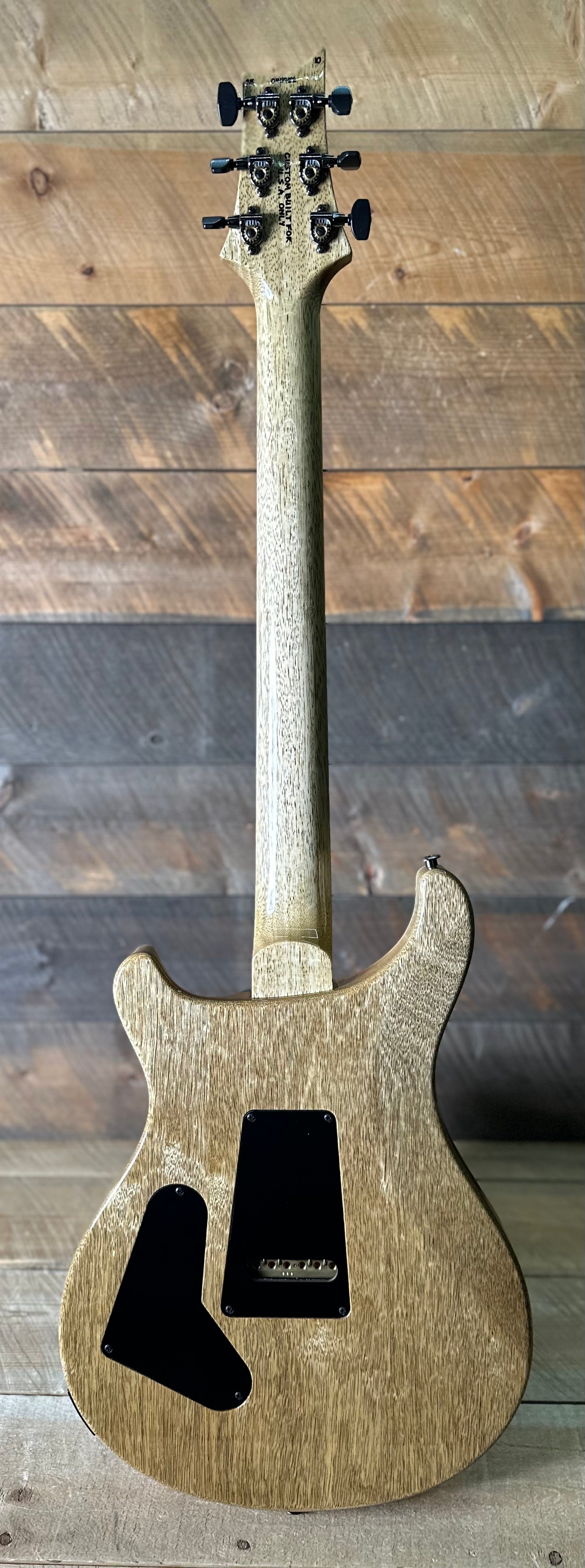 PRS Wood Library Custom 24 Flame Top  Brazilian Rosewood Fretboard!  - Aquamarine 411452