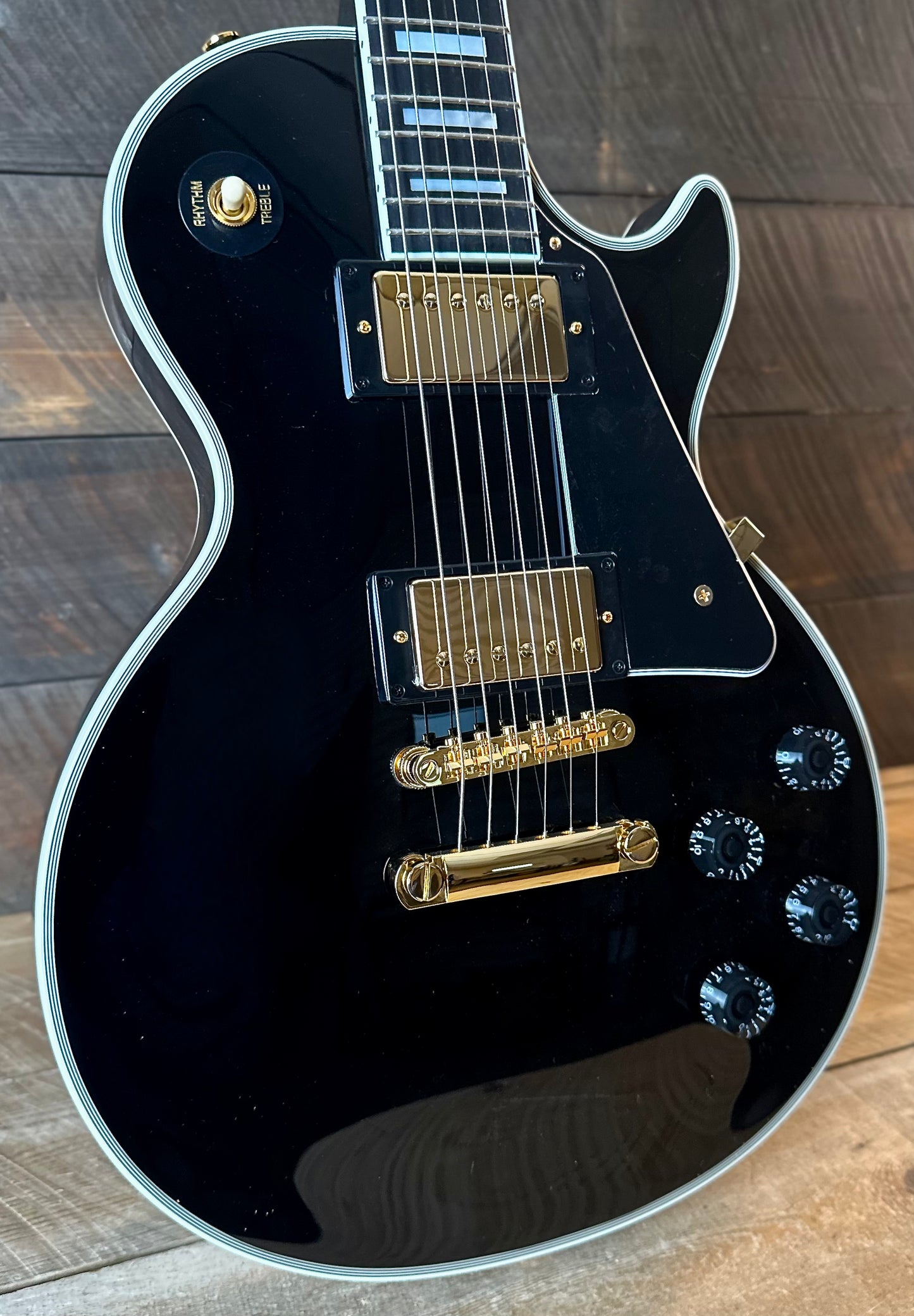 Epiphone Inspired By Gibson Custom Les Paul Custom - Ebony 26031526422