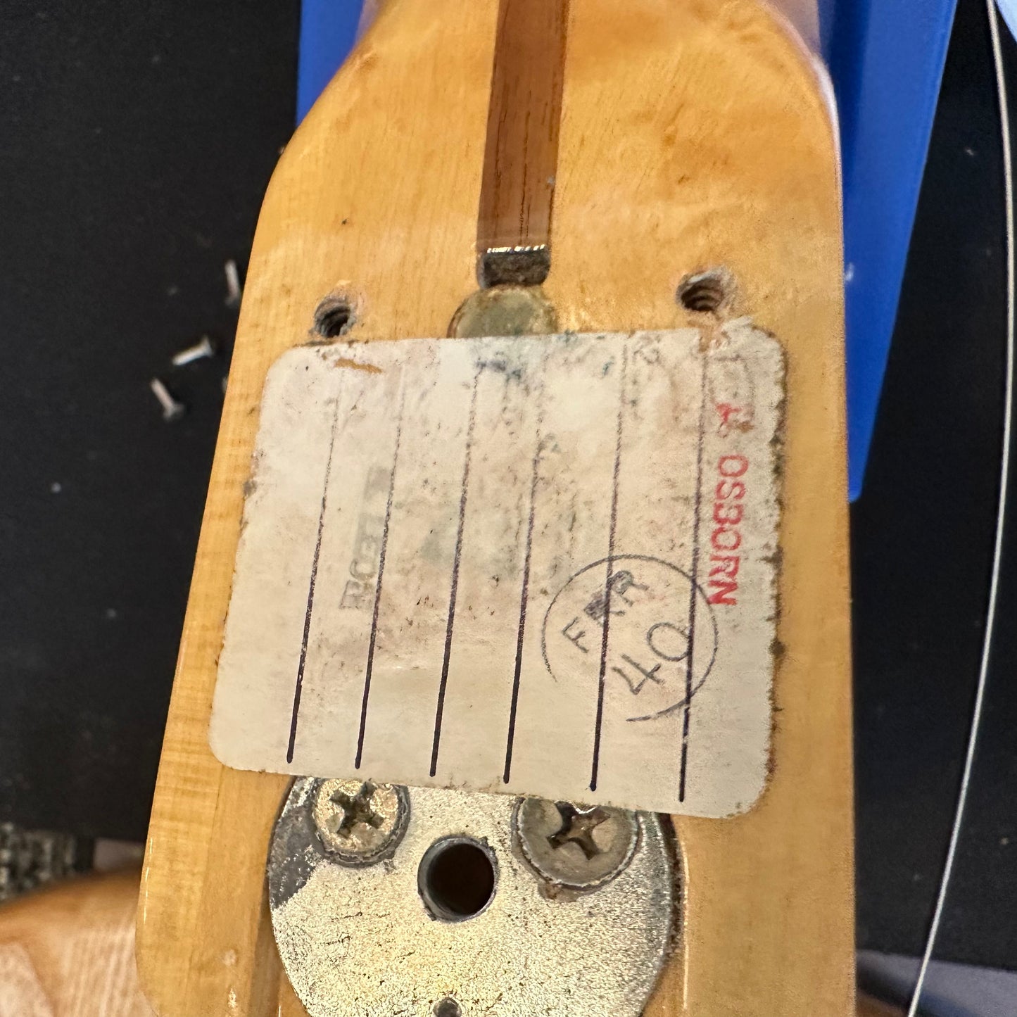 Vintage 1977 Fender Stratocaster Hardtail - Natural