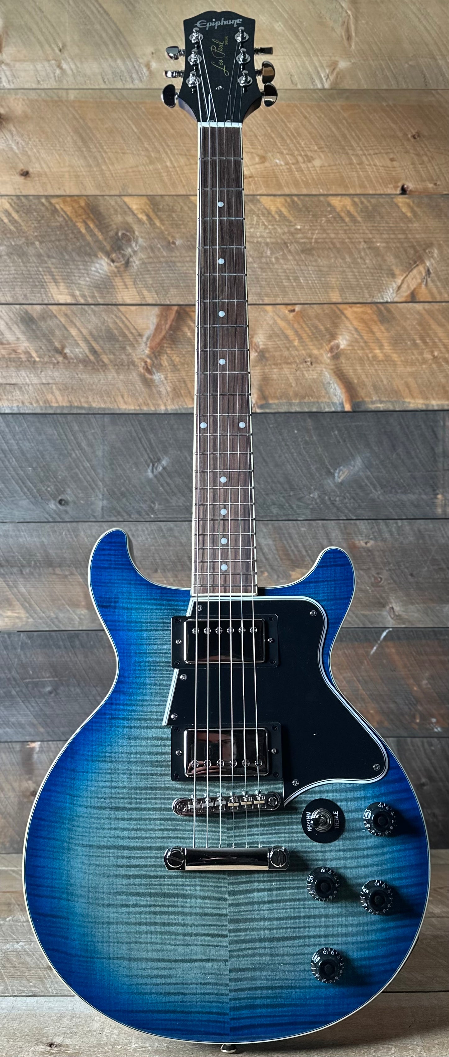 Epiphone Les Paul Special Double Cut Figured - Ocean Water 25081525238