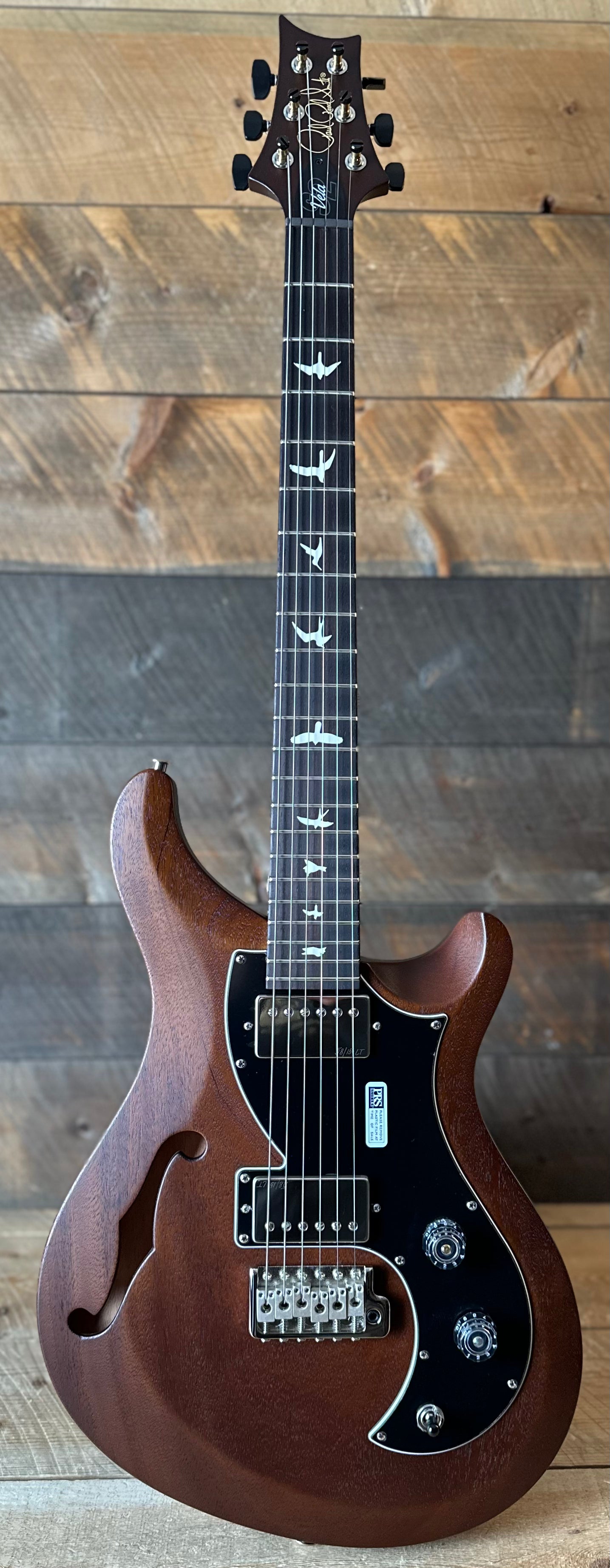 PRS S2 Vela Semi-Hollow HHT Quimper Edition – Walnut Satin Nitro USA Electric Guitar S2089162