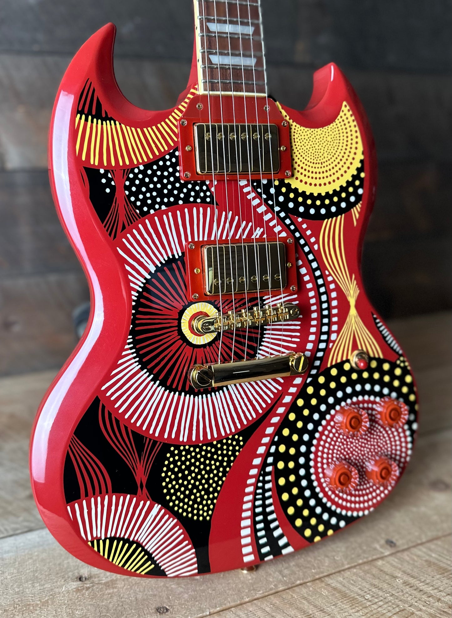 Used Epiphone Fatoumata Diawara Signature SG - Fire Ember Red