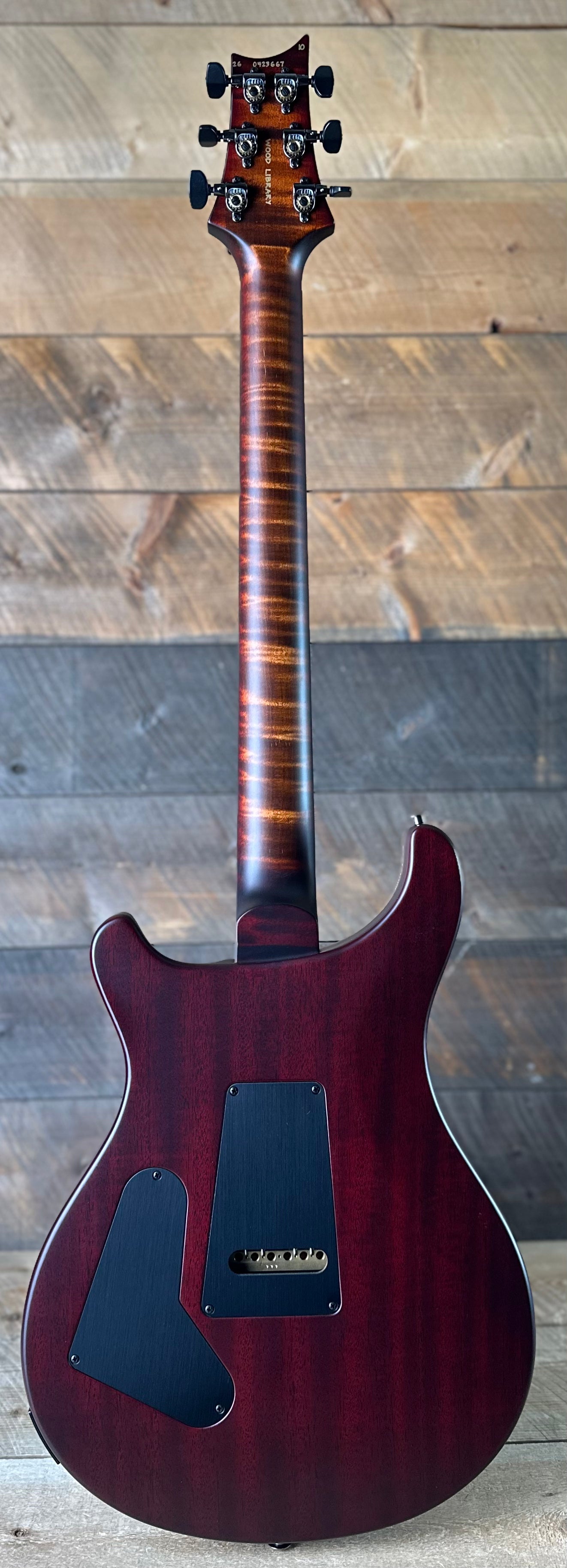 PRS Wood Library Custom 24 Fatback Semi-Hollow! - Satin Copperhead Cherryburst 423667