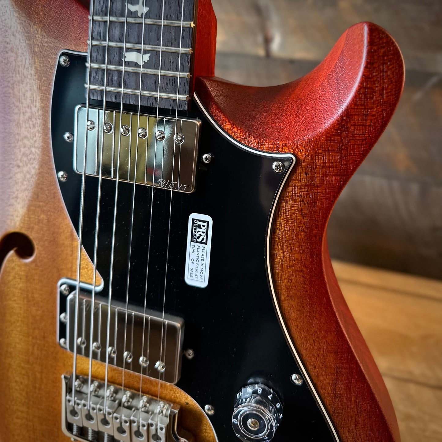 PRS S2 Vela Semi-Hollow HHT Quimper Edition – McCarty Sunburst Satin Nitro USA Electric Guitar S2089163