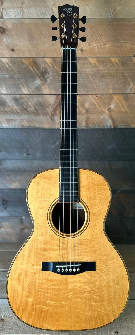 Used 2013 Santa Cruz H Model Cocobolo Sides/Back, Bear Claw Italian Spruce Top! - Natural