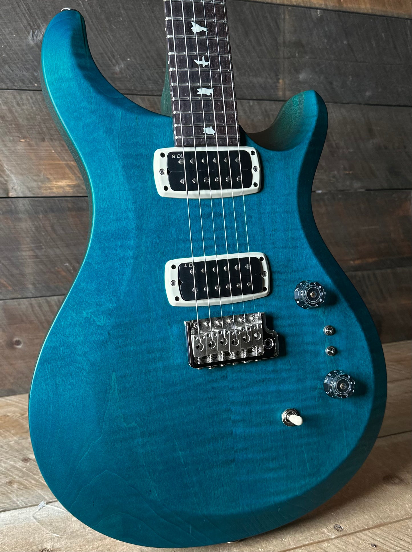 PRS S2 Wood Library Custom 24-08 QS Exclusive Satin Run! - Faded Abalone S2085536