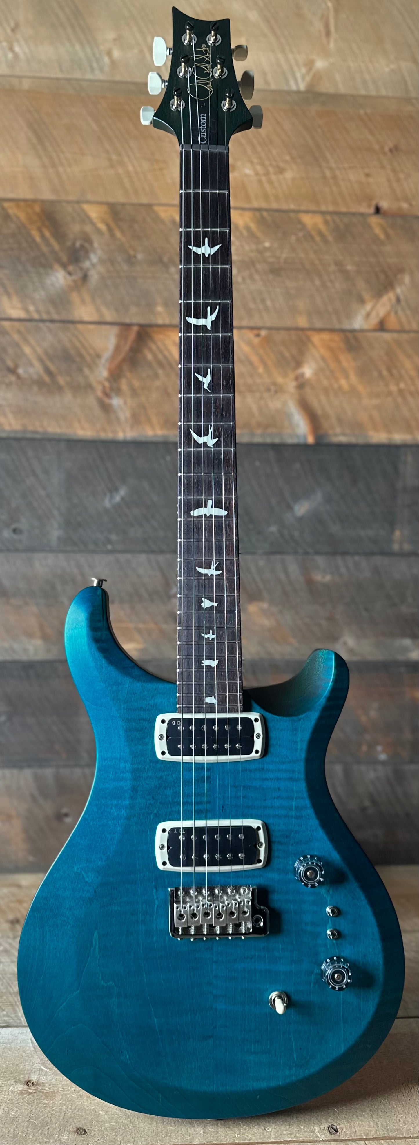 PRS S2 Wood Library Custom 24-08 QS Exclusive Satin Run! - Faded Abalone S2085536