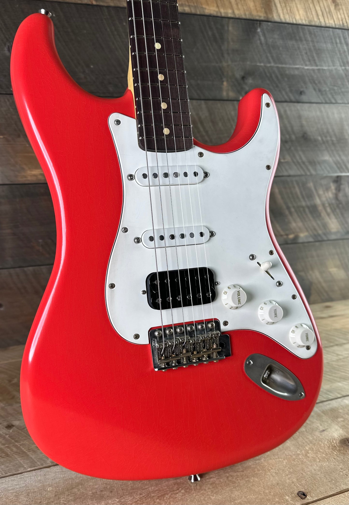 LSL Instruments Chris Fleming 60’s Saticoy HSS - Fiesta Red 8380