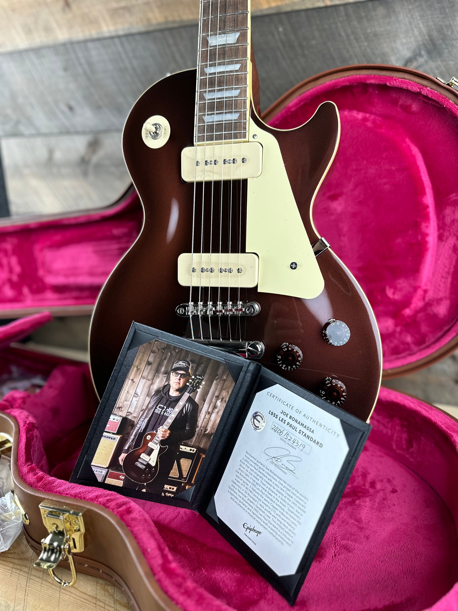 Epiphone Joe Bonamassa 1955 Les Paul Standard - Copper Iridescent Epiphone Joe Bonamassa 1955 Les Paul Standard - Copper Iridescent
