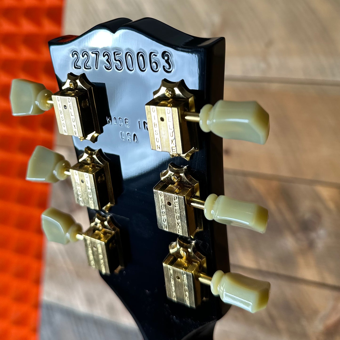 Gibson SG Standard '61 Maestro Vibrola *Extremely Limited!!* - Ebony W/Gold Hardware, T-Type Pickups, Witch Hat Knobs 227350063