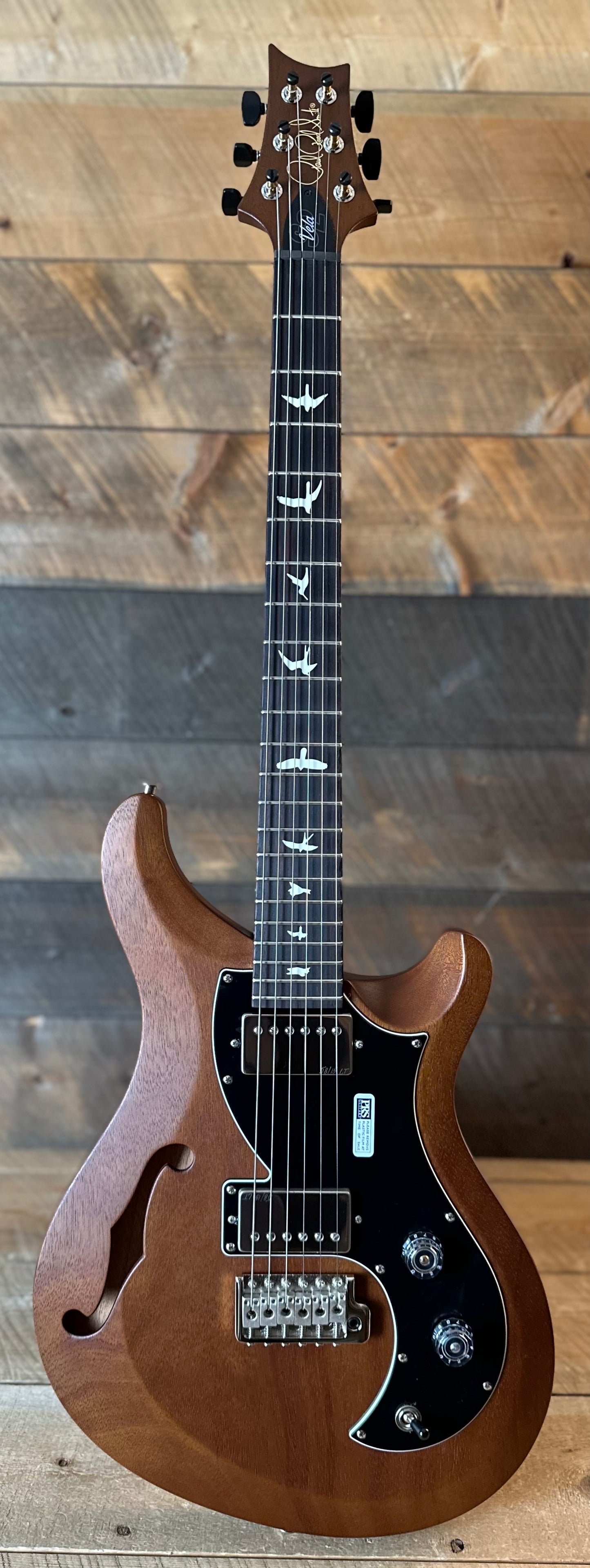 PRS S2 Vela Semi-Hollow HHT Quimper Edition – Walnut Satin Nitro USA Electric Guitar S2089047