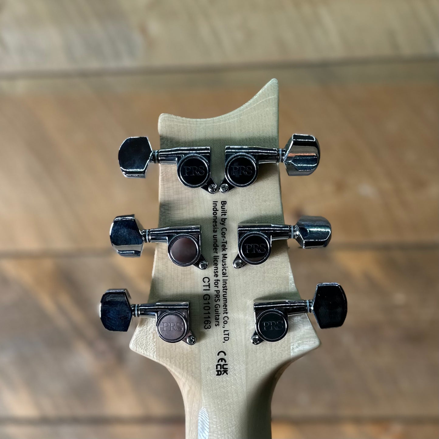 PRS SE Custom 24 Burled Ash Limited Edition - Natural 101163