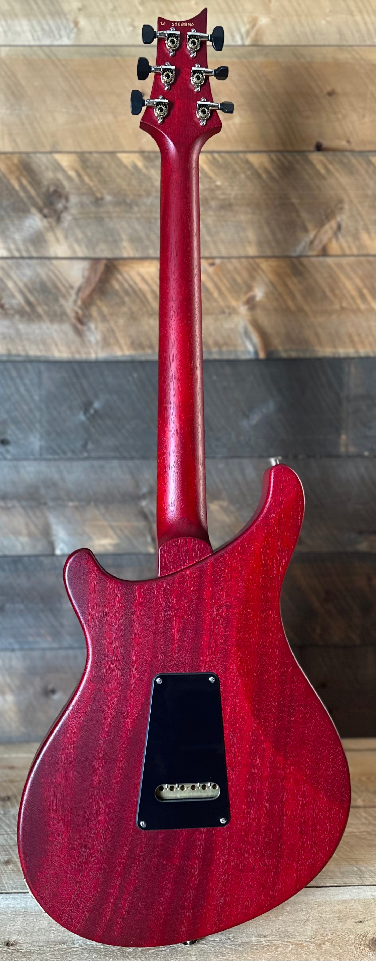 PRS S2 Vela Semi-Hollow HHT Quimper Edition – Vintage Cherry Satin Nitro USA Electric Guitar S2088910