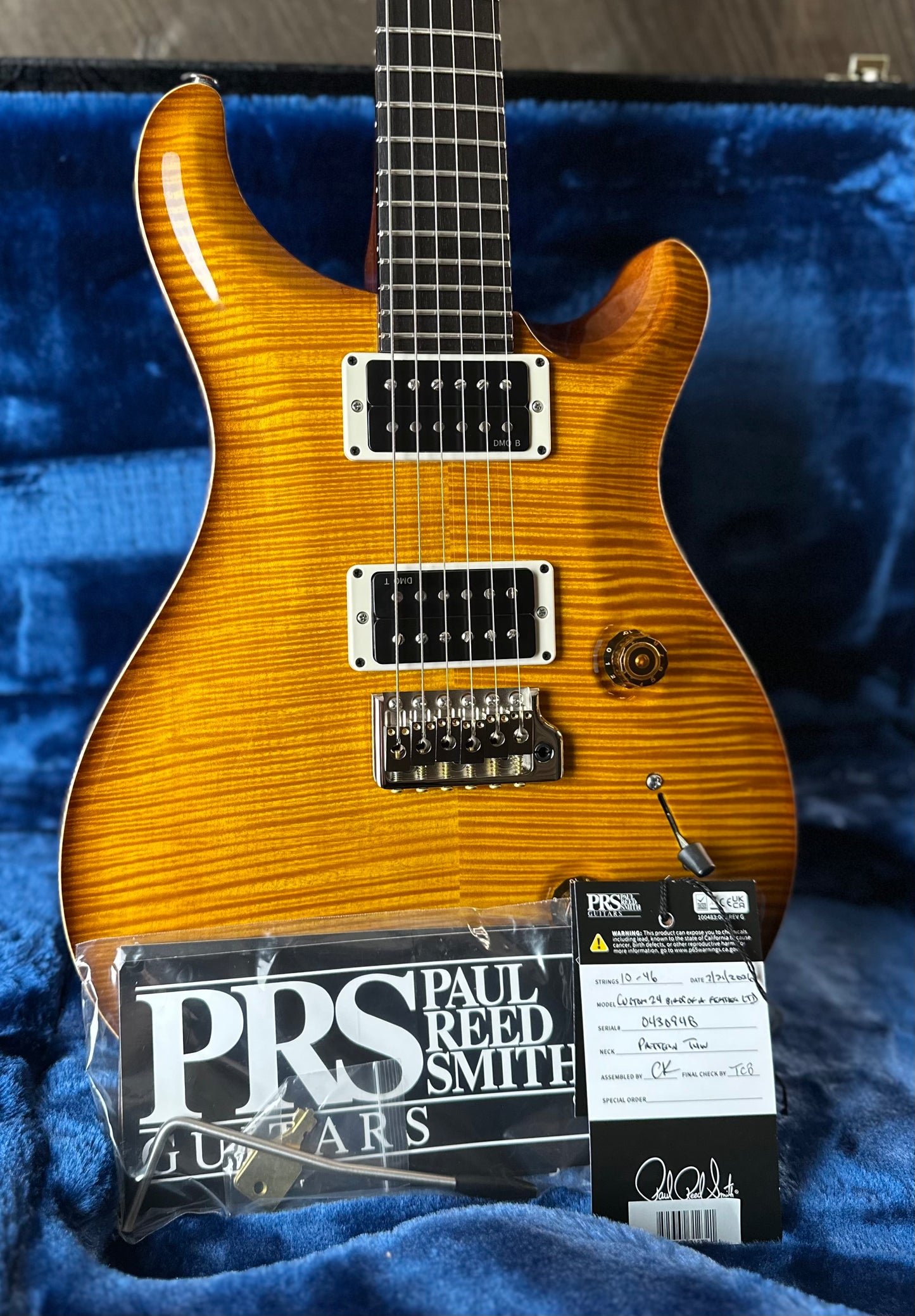 PRS Custom 24 "Birds of a Feather" Limited Edition - Honey Gold 430948