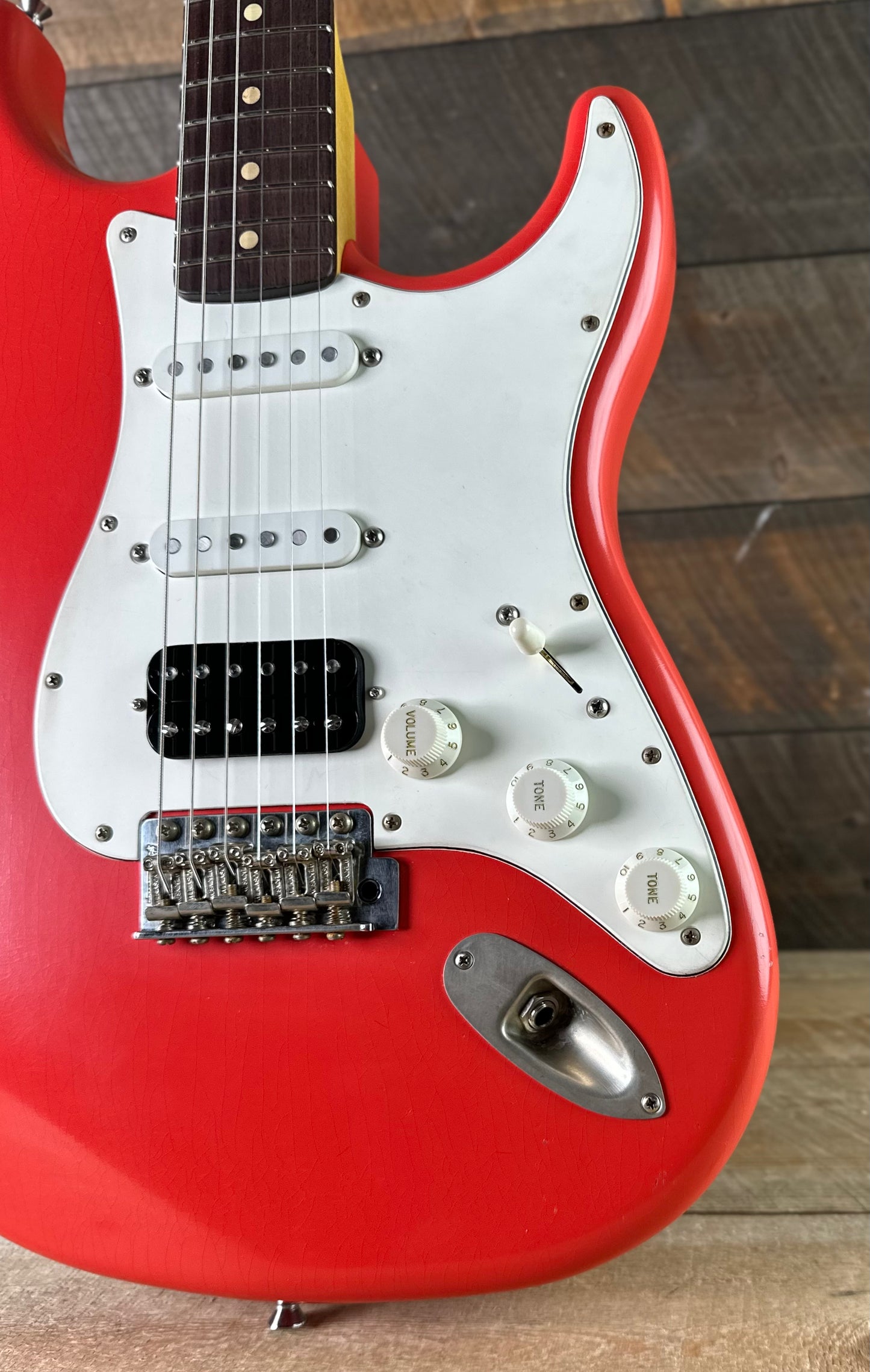 LSL Instruments Chris Fleming 60’s Saticoy HSS - Fiesta Red 8380