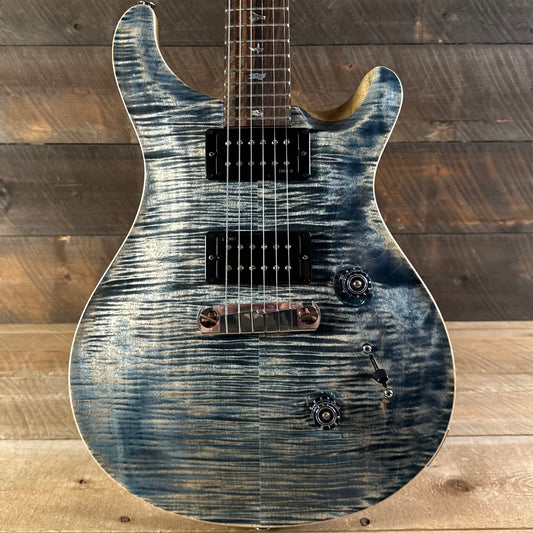 PRS Wood Library Custom 24 Stoptail Limited Edition - Faded Whale Blue (Natural Back) 429769