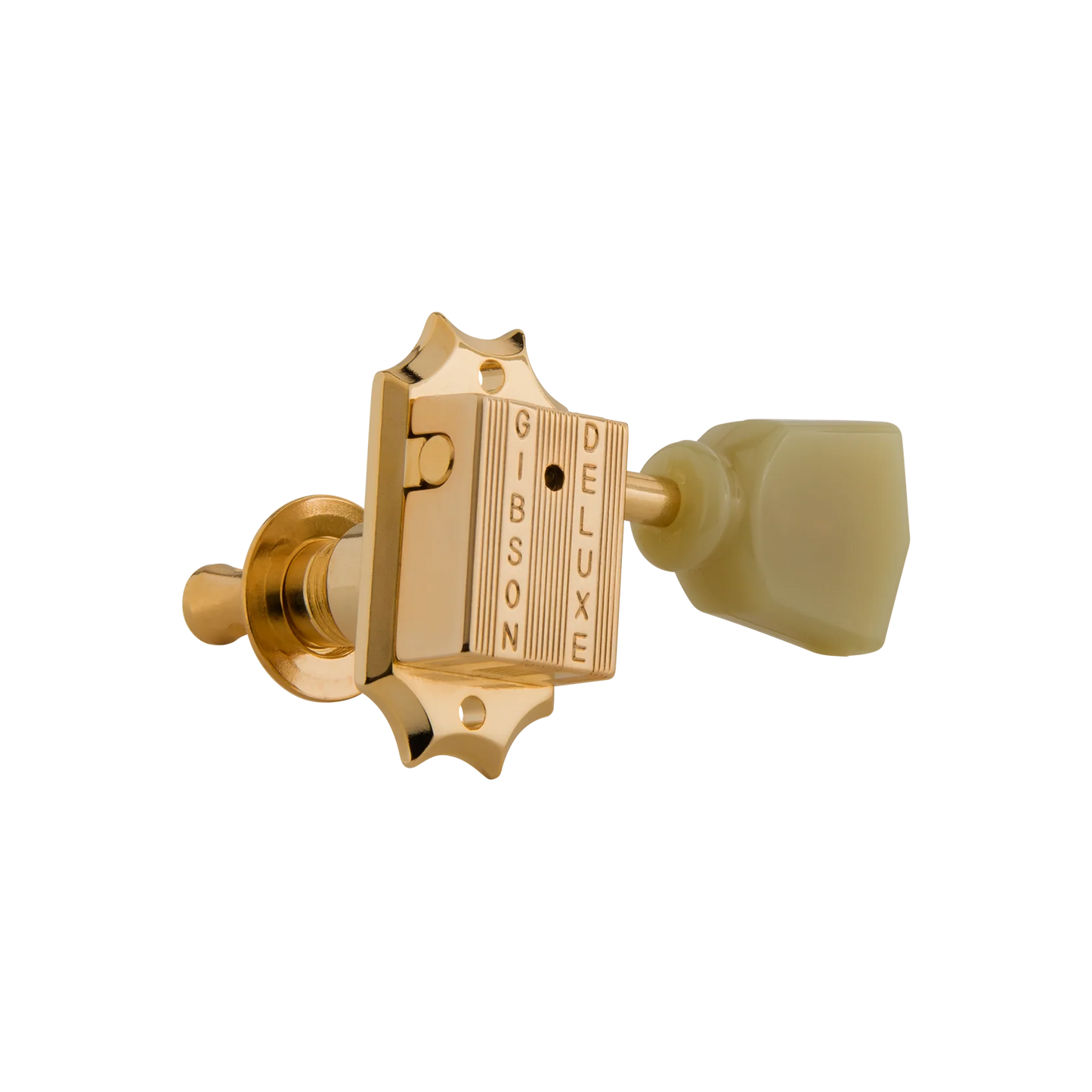 Gibson Deluxe Green Key Tuner Set - Vintage Gold