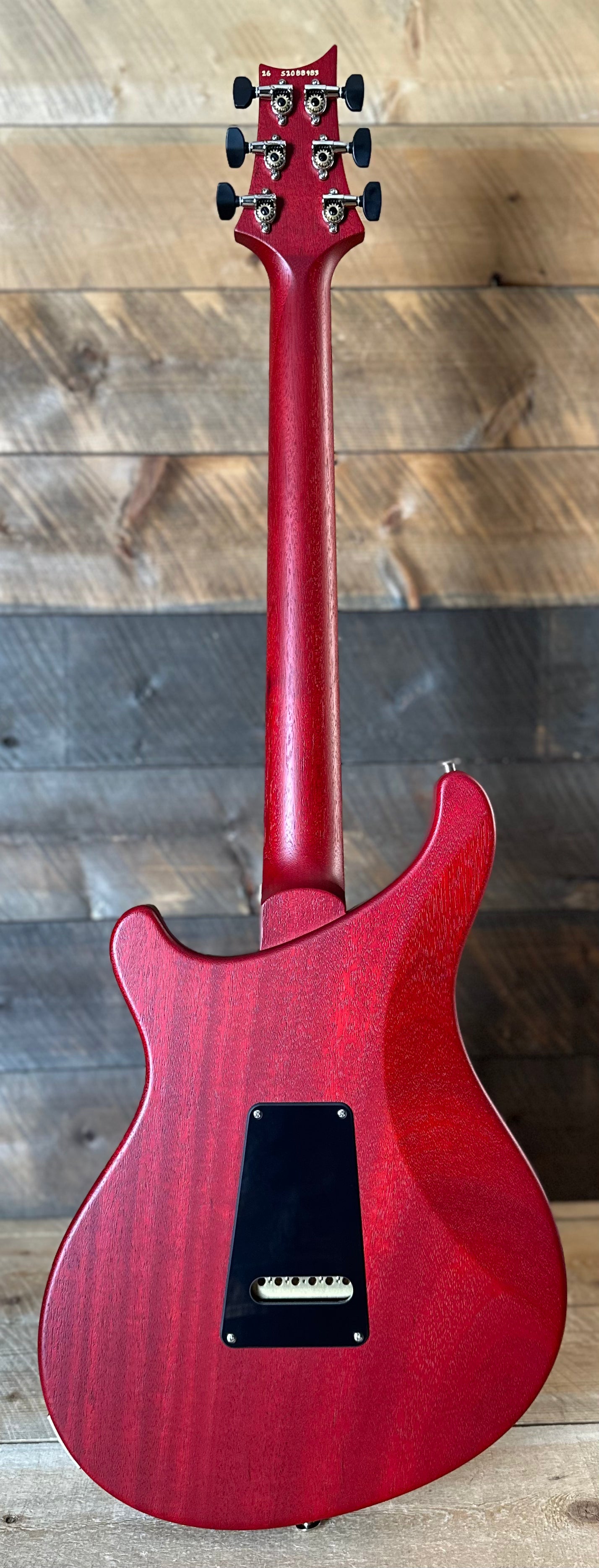 PRS S2 Vela Semi-Hollow HHT Quimper Edition – Vintage Cherry Satin Nitro USA Electric Guitar S2088983