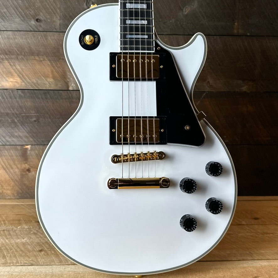 Epiphone Inspired By Gibson Custom Les Paul Custom - Alpine White 26041524573