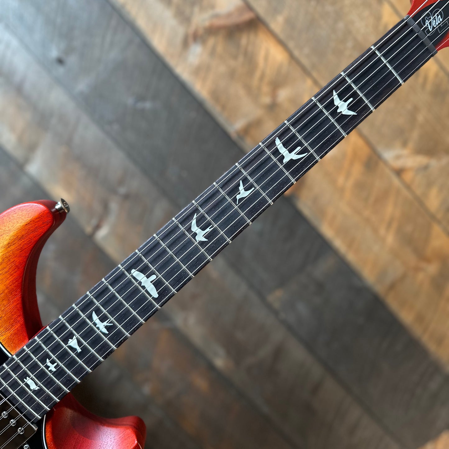PRS S2 Vela Semi-Hollow HHT Quimper Edition – McCarty Sunburst Satin Nitro USA Electric Guitar S2089045