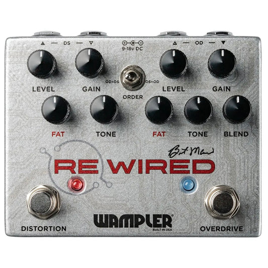 Wampler Brent Mason: ReWired Dual Distortion/Overdrive Pedal