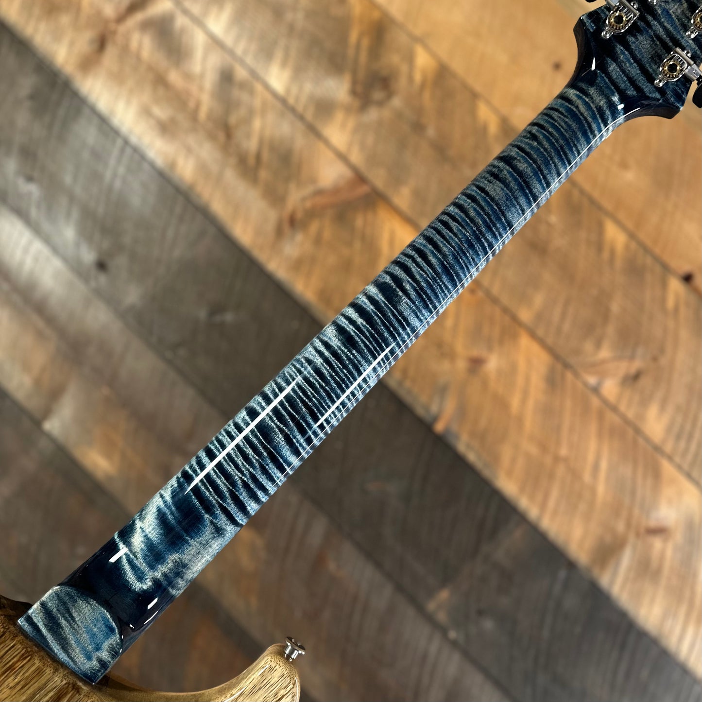 PRS Wood Library Custom 24 Stoptail Limited Edition - Faded Whale Blue (Natural Back) 430447