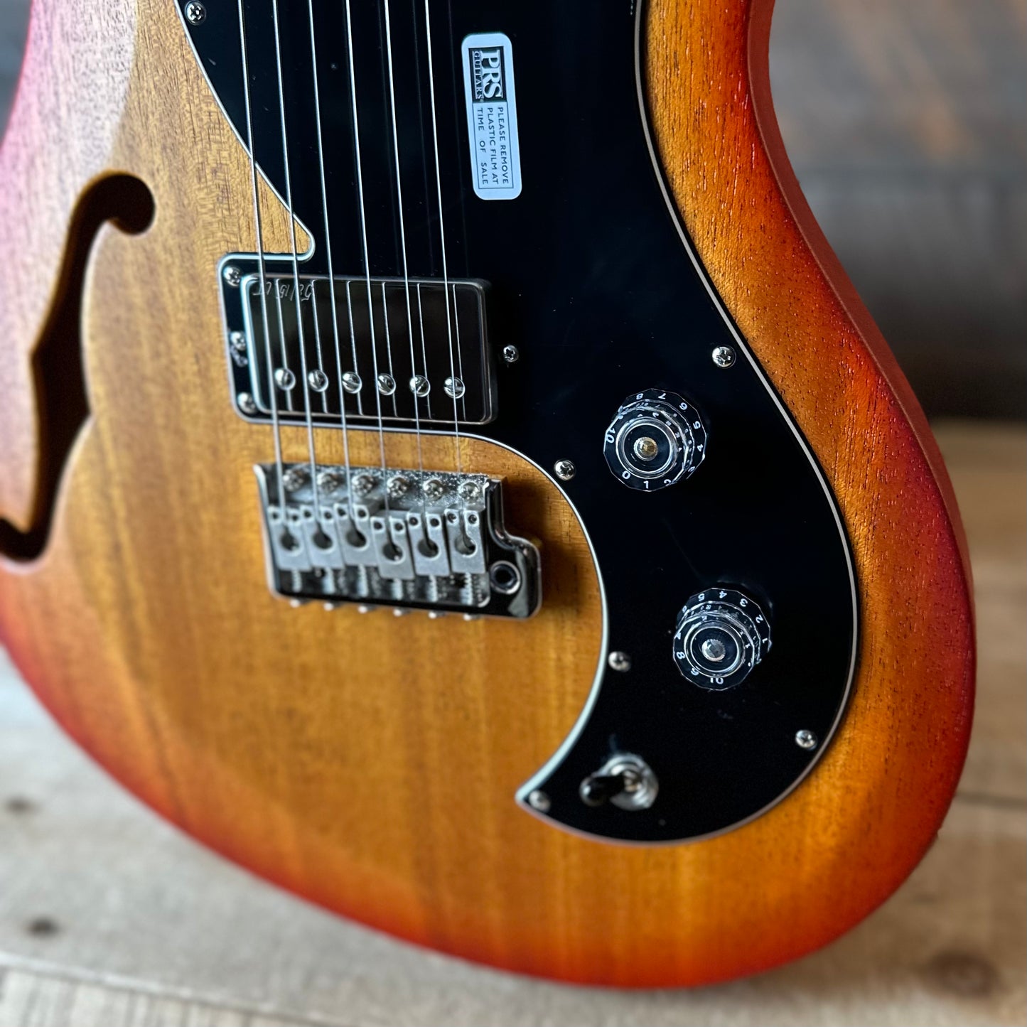 PRS S2 Vela Semi-Hollow HHT Quimper Edition – McCarty Sunburst Satin Nitro USA Electric Guitar S2089128