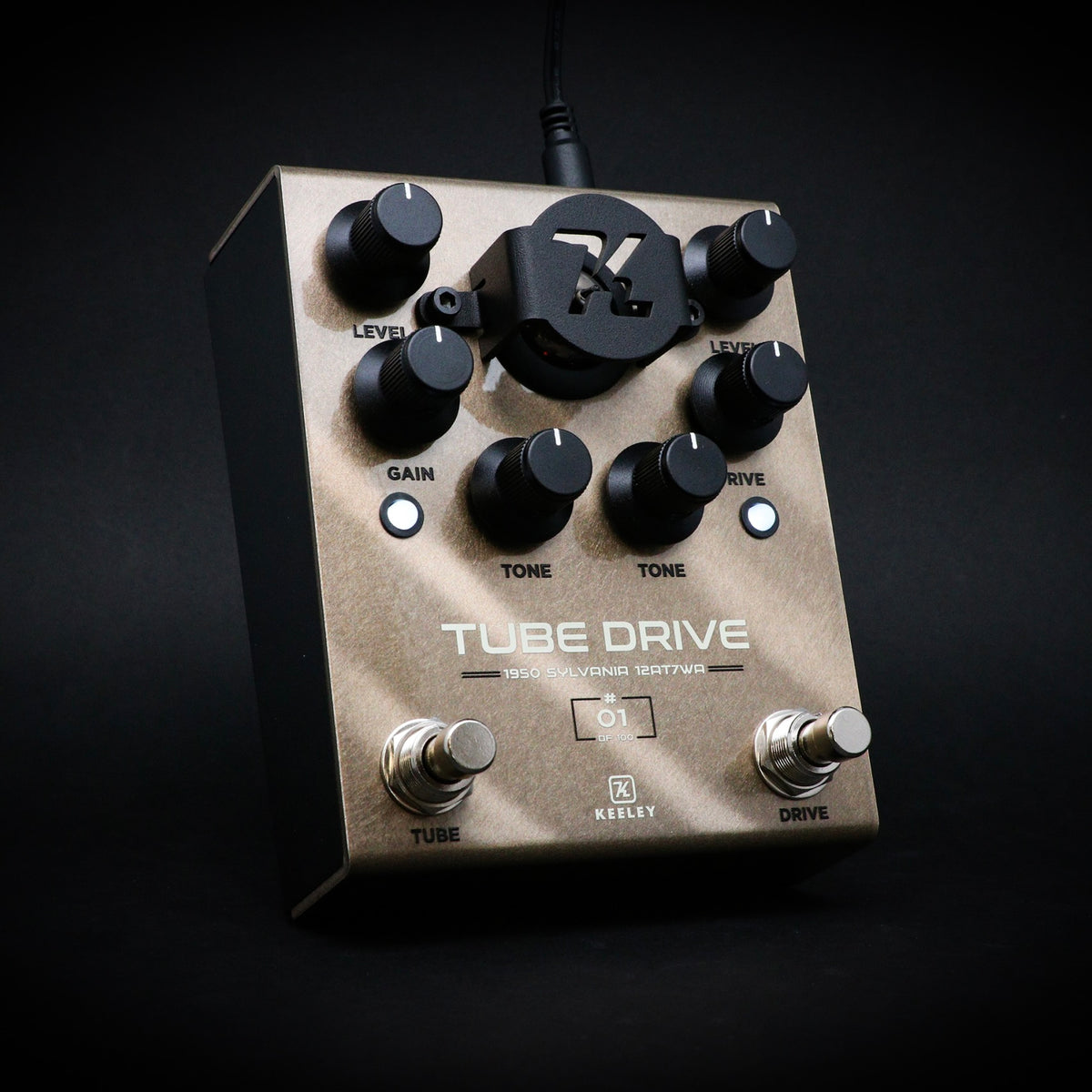 Keeley Tube Drive – 12AT7WA Limited Run - Brushed Gold Finish
