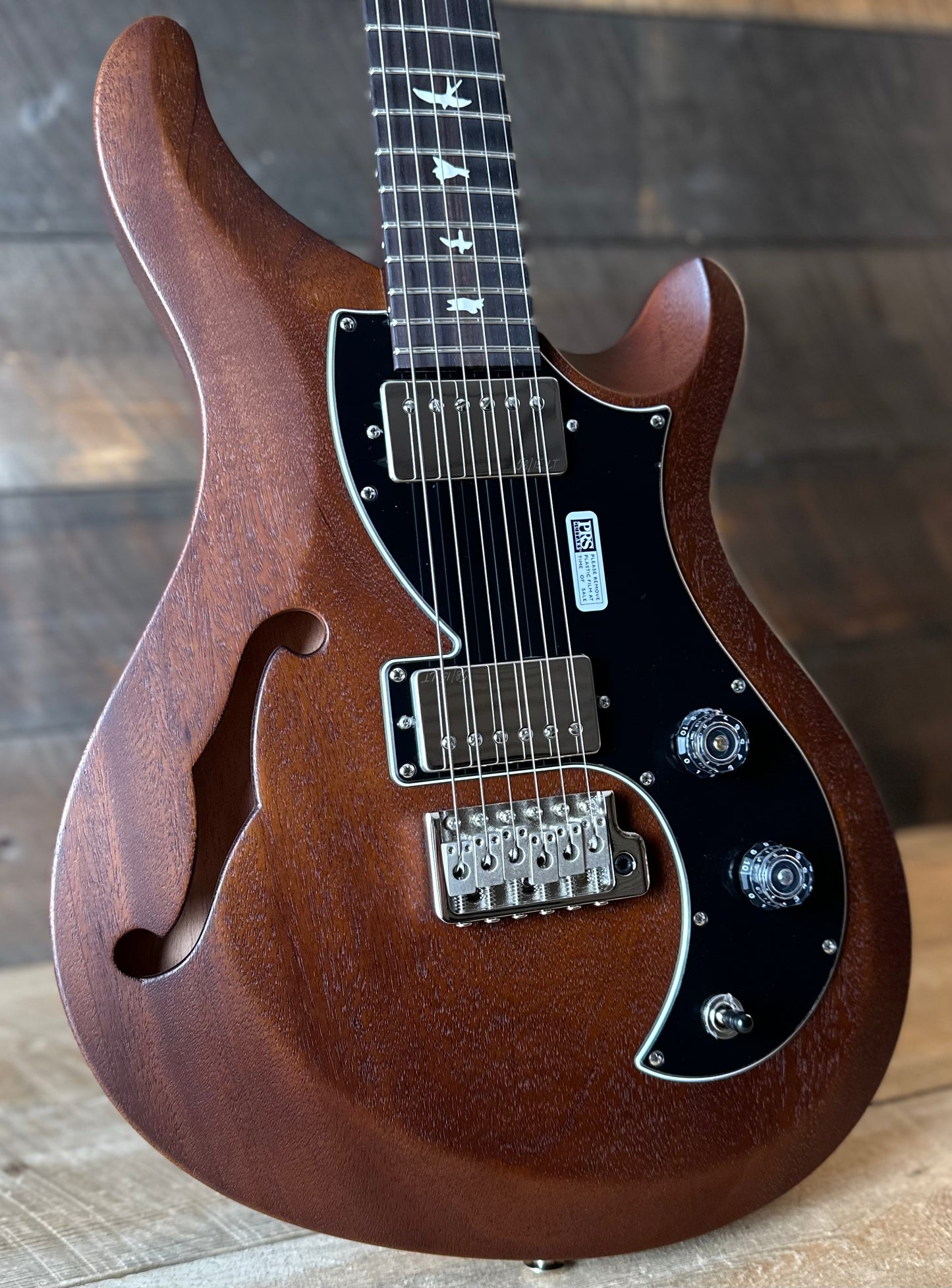 PRS S2 Vela Semi-Hollow HHT Quimper Edition – Walnut Satin Nitro USA Electric Guitar S2089162