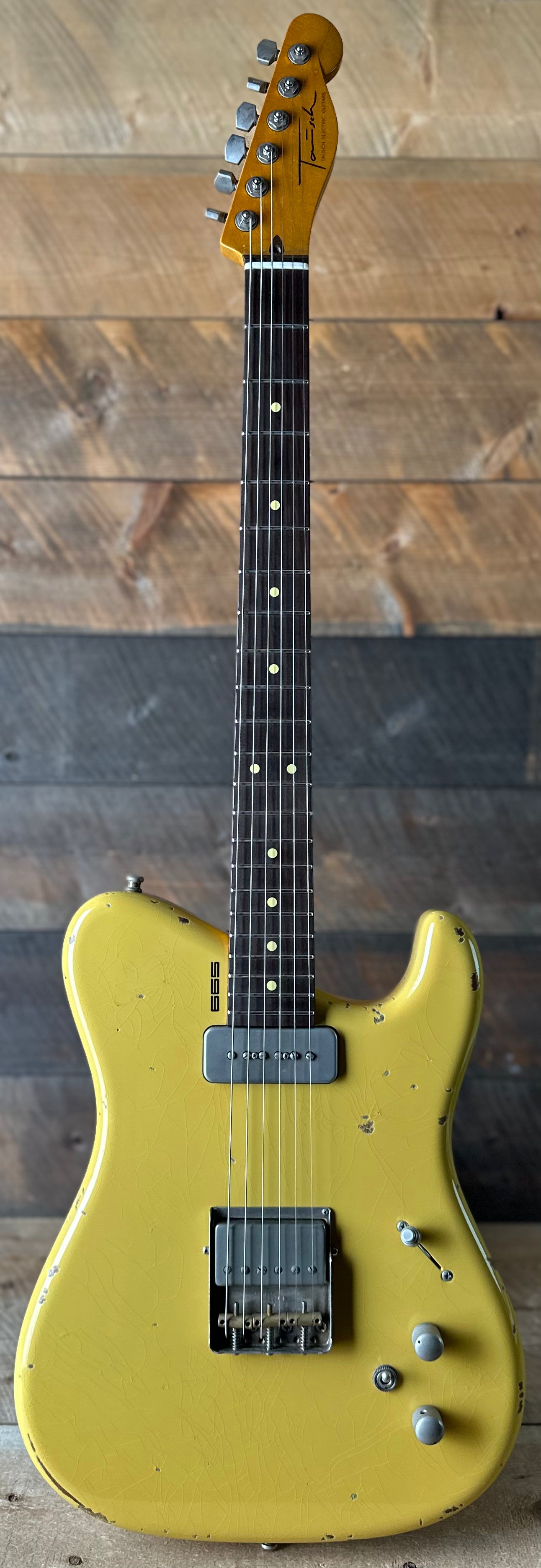 Tausch Guitars 665 Raw - Marshmallow Yellow 32603